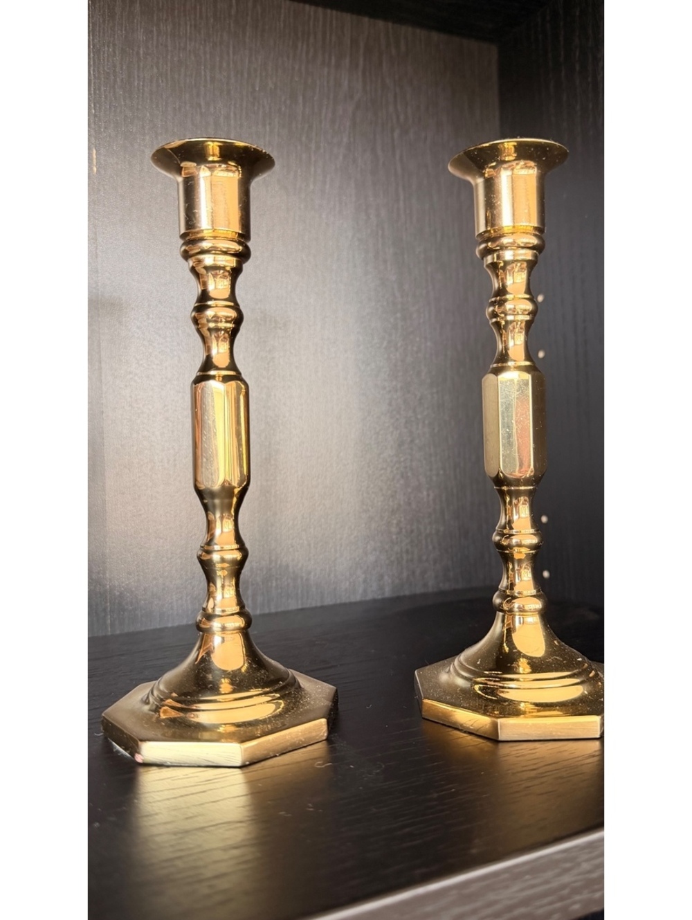 Vintage Independence 1776-1976 American Brass Candlesticks Pair